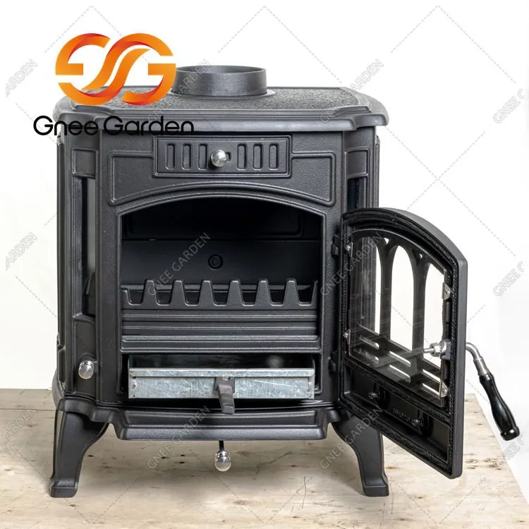 Чугунная дровяная печь для сада