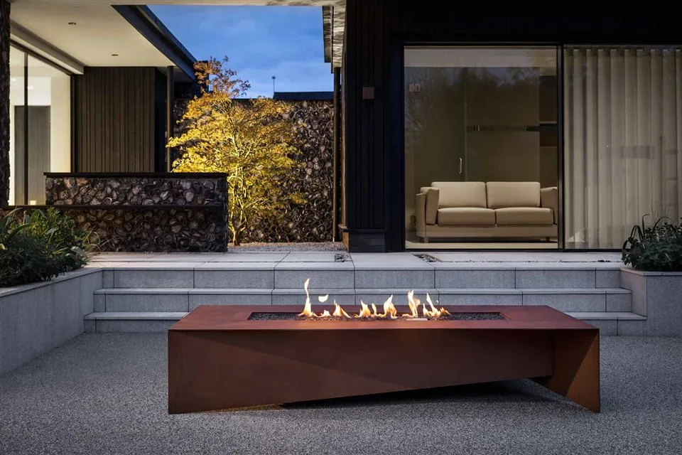 Яма для костра в кемпинге Corten