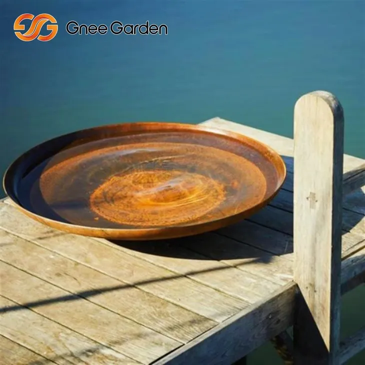 Corten Fire Bowl Bowl Dustic Outdoor Style
