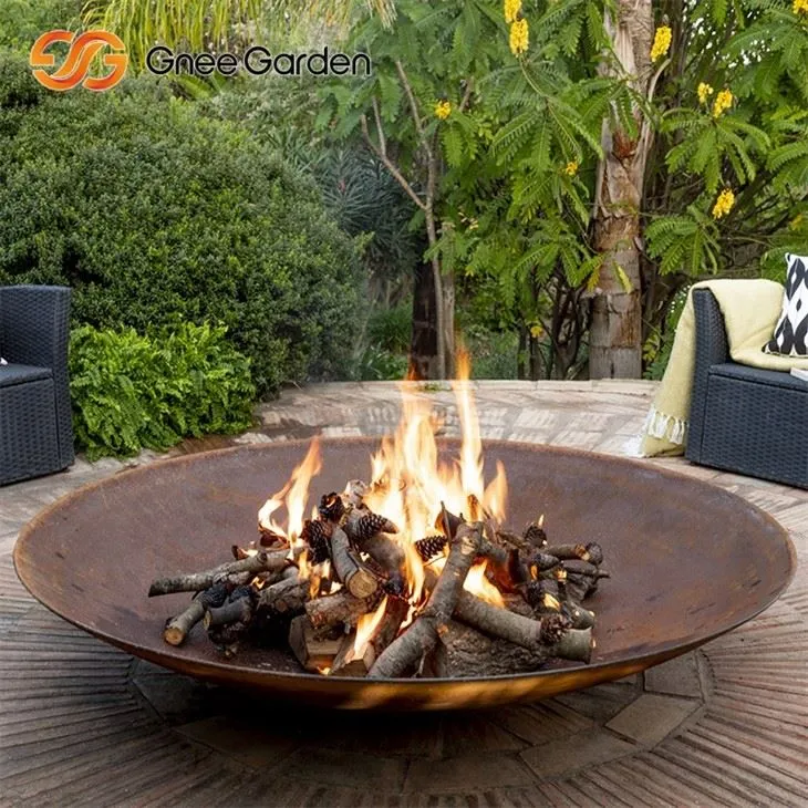 Corten Steel Fire Bow