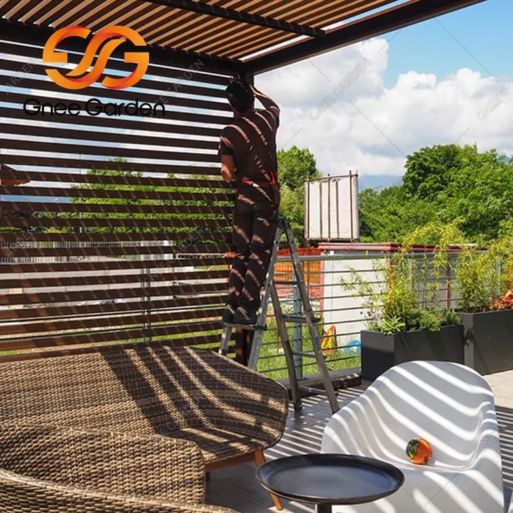 Кортеновая сталь, высококачественная уличная беседка