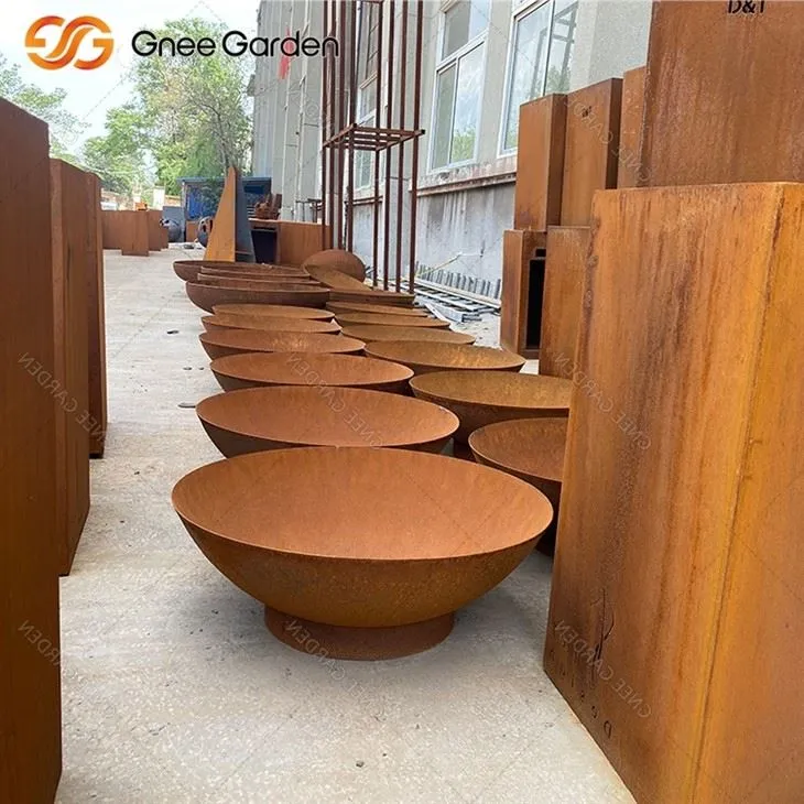 Corten Погодные пропановые пит -сад