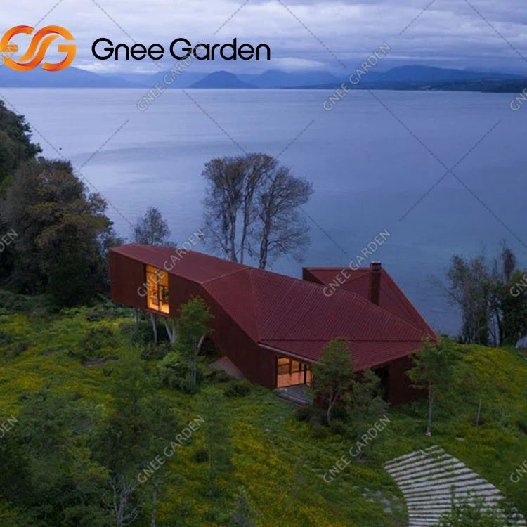 Украшенная стальная стена Corten