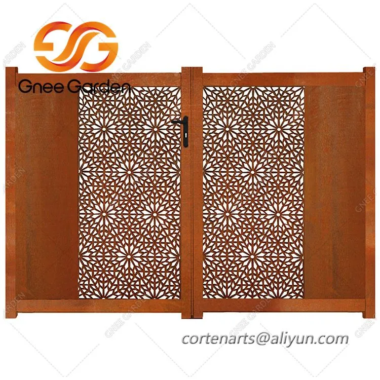 Садовые ограждения решетчатые ворота