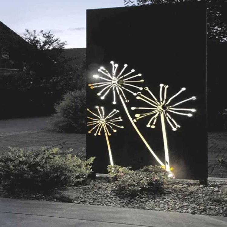 Экран конфиденциальности из металла с лазерной резкой