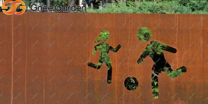 Corten steel fencing panels Corten steel fencing panels