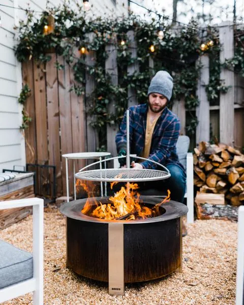 Огненная чаша из нержавеющей стали