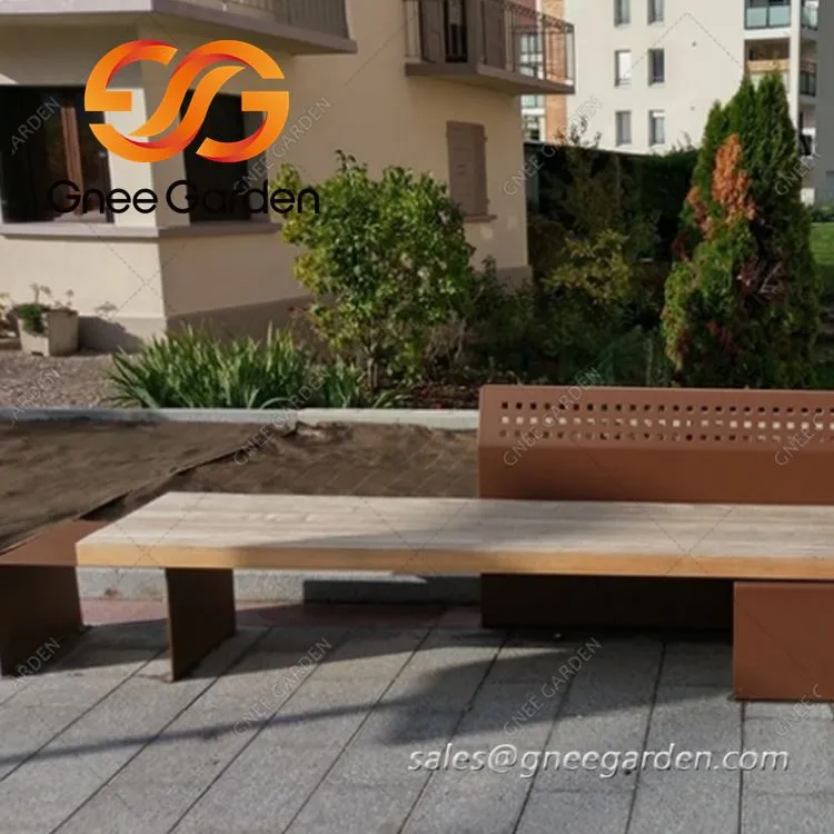 Уличная мебель из атмосферостойкой стали